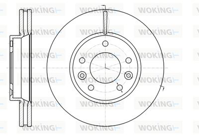 D6129410 WOKING Тормозной диск