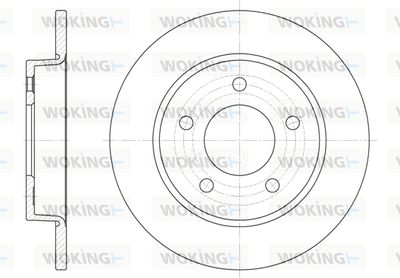 D690600 WOKING Тормозной диск