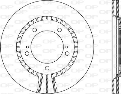 BDR186820 OPEN PARTS Тормозной диск