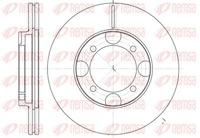 682710 REMSA Тормозной диск