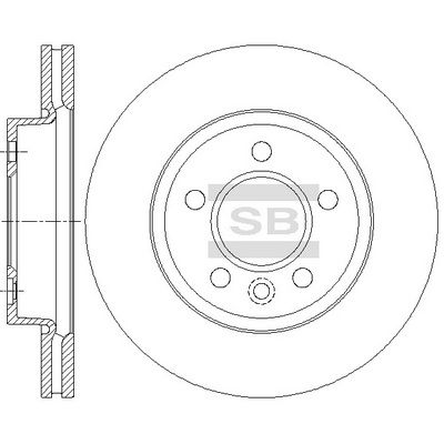 SD7002 Hi-Q Тормозной диск