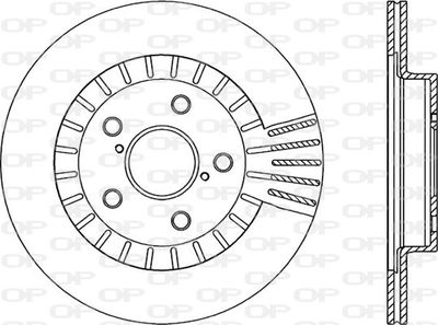 BDR183820 OPEN PARTS Тормозной диск