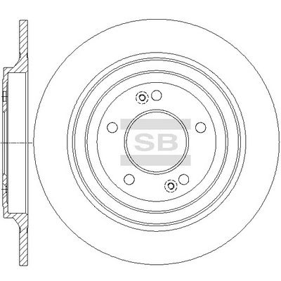 SD1152 Hi-Q Тормозной диск