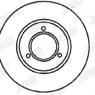 561221J JURID Тормозной диск