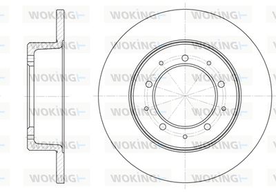 D633300 WOKING Тормозной диск