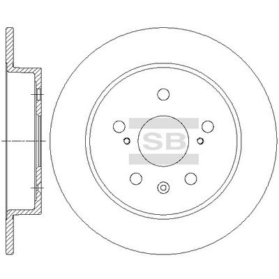 SD4806 Hi-Q Тормозной диск