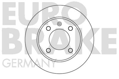 5815202525 EUROBRAKE Тормозной диск