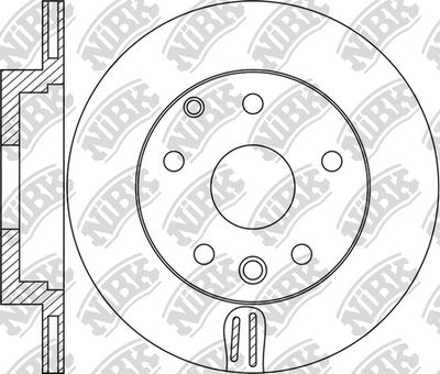 RN1732 NiBK Тормозной диск