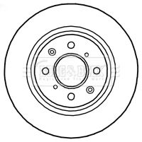 BBD4786 BORG & BECK Тормозной диск