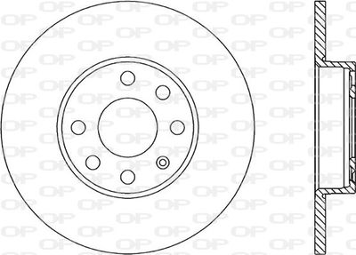 BDR180610 OPEN PARTS Тормозной диск