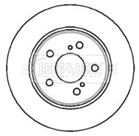 BBD5055 BORG & BECK Тормозной диск