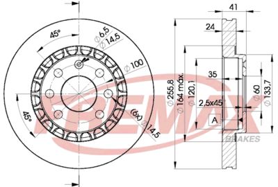 BD9042 FREMAX Тормозной диск