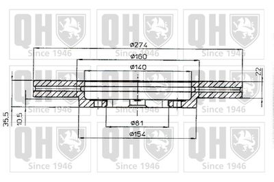 BDC3719 QUINTON HAZELL Тормозной диск