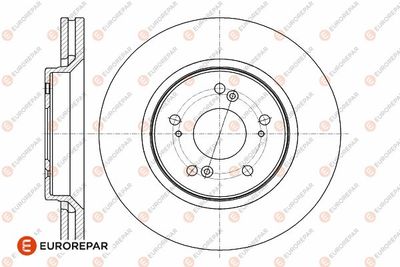 1642753580 EUROREPAR Тормозной диск