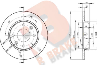 78RBD24689 R BRAKE Тормозной диск