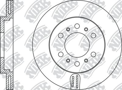 RN1217 NiBK Тормозной диск