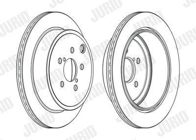 563109JC JURID Тормозной диск