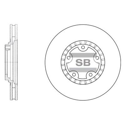 SD1030 Hi-Q Тормозной диск