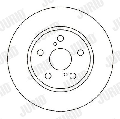 561651J JURID Тормозной диск