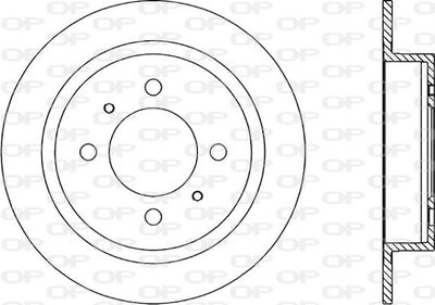 BDA139610 OPEN PARTS Тормозной диск