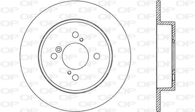 BDA266010 OPEN PARTS Тормозной диск