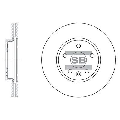 SD3031 Hi-Q Тормозной диск