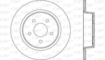 BDA263510 OPEN PARTS Тормозной диск