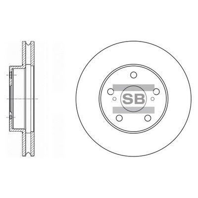 SD4014 Hi-Q Тормозной диск