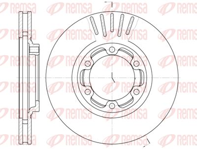 6108310 REMSA Тормозной диск