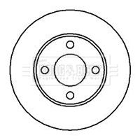 BBD4147 BORG & BECK Тормозной диск
