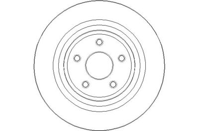 NBD1853 NATIONAL Тормозной диск