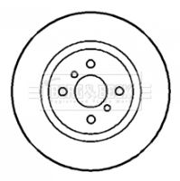 BBD4262 BORG & BECK Тормозной диск