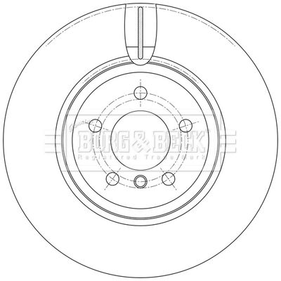 BBD7005S BORG & BECK Тормозной диск