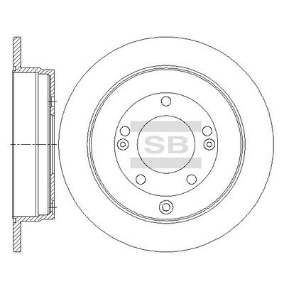 SD1089 Hi-Q Тормозной диск
