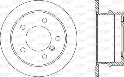 BDA178410 OPEN PARTS Тормозной диск