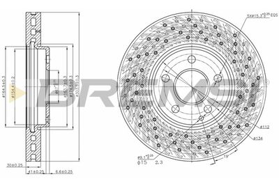 CD7962V BREMSI Тормозной диск