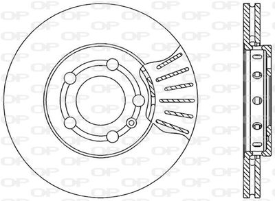 BDR173020 OPEN PARTS Тормозной диск