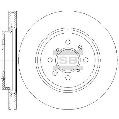 SD4816 Hi-Q Тормозной диск