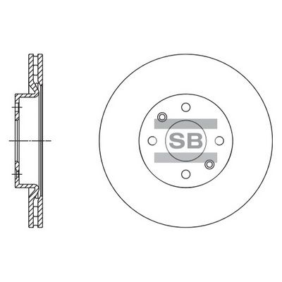 SD3061 Hi-Q Тормозной диск