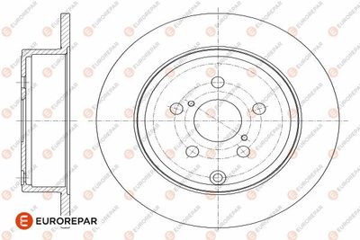 1642771380 EUROREPAR Тормозной диск