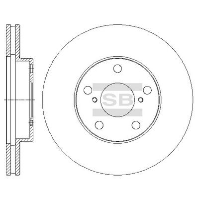 SD4050 Hi-Q Тормозной диск