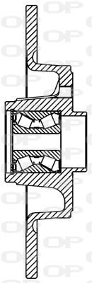 BDR236310 OPEN PARTS Тормозной диск