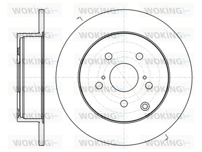D6135000 WOKING Тормозной диск