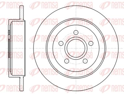 6136400 REMSA Тормозной диск