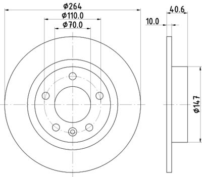 PCD14402 DON Тормозной диск