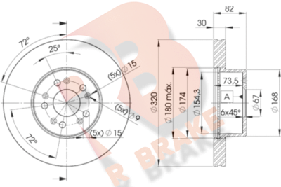 78RBD20912 R BRAKE Тормозной диск