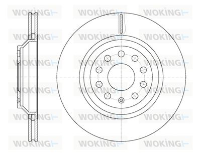 D6117210 WOKING Тормозной диск