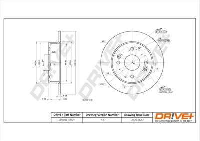 DP1010111121 Dr!ve+ Тормозной диск