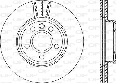 BDR193720 OPEN PARTS Тормозной диск