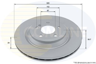 ADC4090V COMLINE Тормозной диск